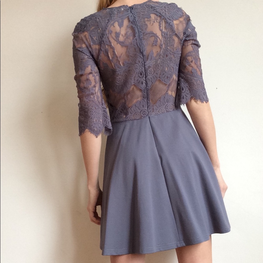 BB Dakota lace back dress